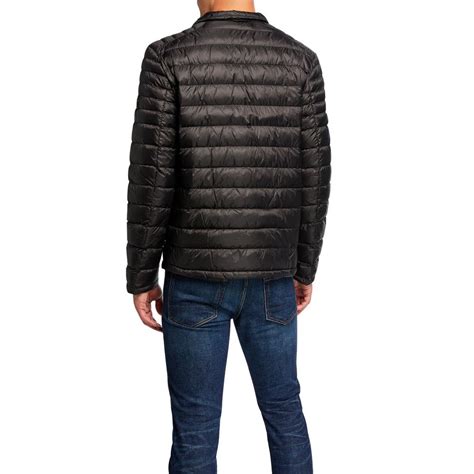 michael kors mens quilted nylon down jacket